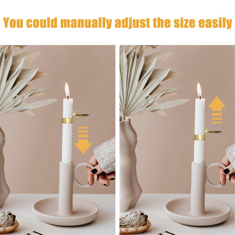 4Pcs Candle Snuffer Candle Extinguisher Metal Shell Pattern Automatic Candle