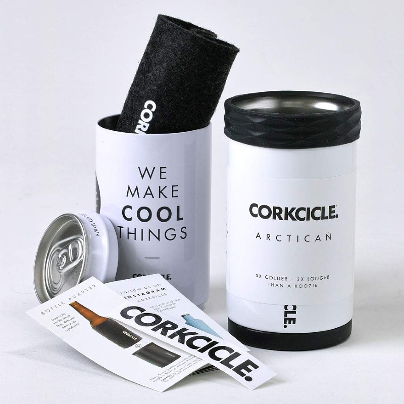 CORKCICLE 3101W Spice of Life Insulated Can Holder, Koozie, Vacuum