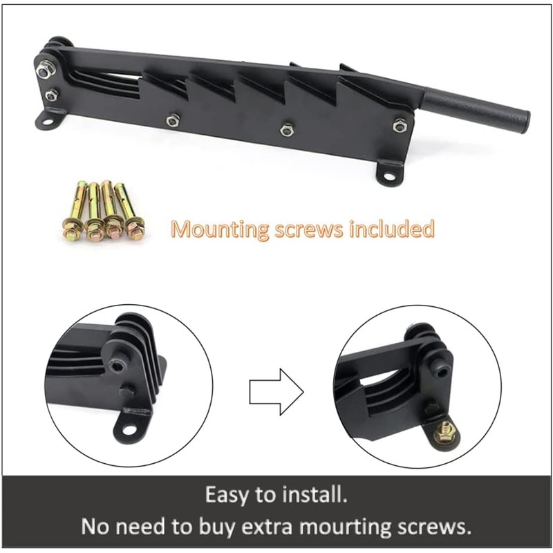 BiggerFire Carbon Steel Wall Mounted Firewood Kindling Wood Splitter Wood