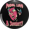 Trump Peace, Love & Security Lapel Bin Brooch Badge Pin
