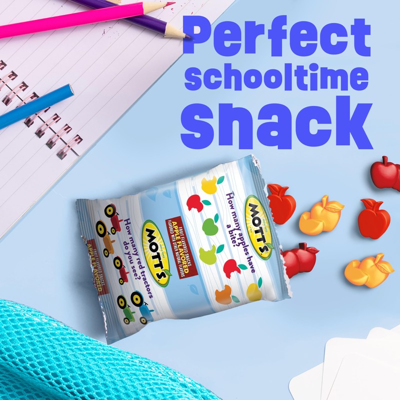 Mott's Fruit Flavored Snacks, Apple Orchard, Gluten Free Snack, Value