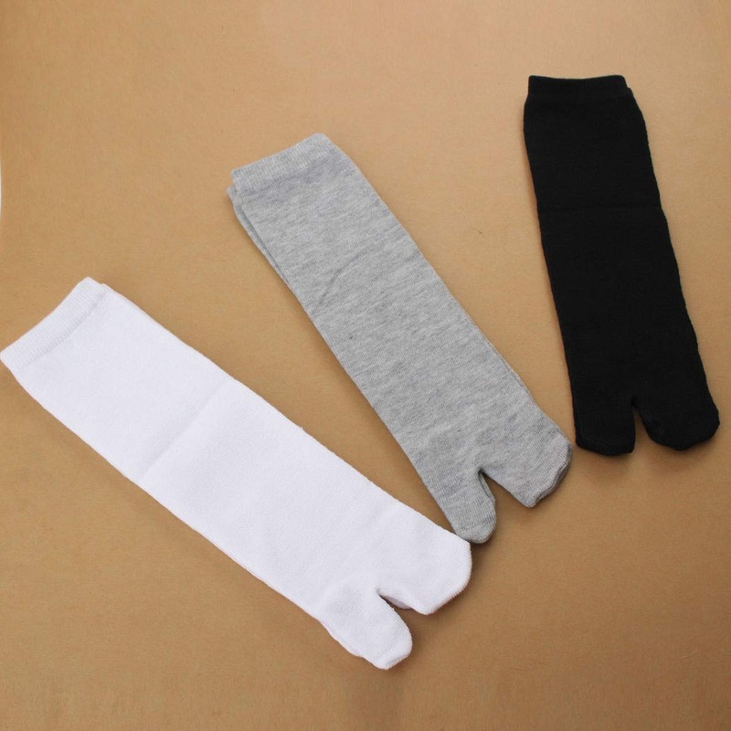 SUNTRADE 3 Paar Japan Tabi Socken Split 2 Toe Sandalen