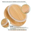 La Fermiere Yogurt Jar lids- 6PC Bamboo Jar Lids for