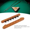 Wall Mounted Billiard Pool Cue Rack 6 Cues Wooden Billiard