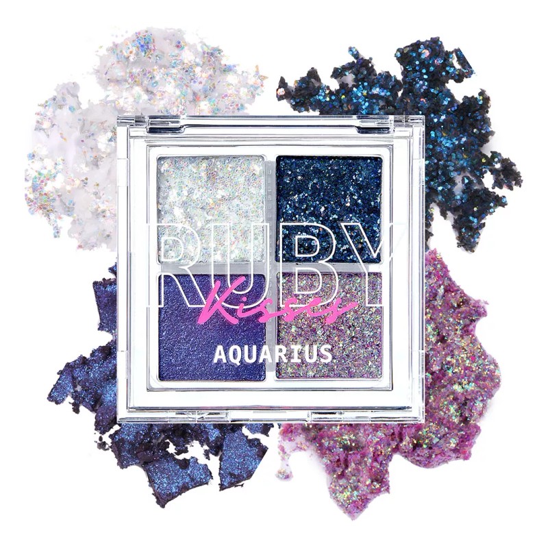 Ruby Kisses Paleta De Sobras Ruby Kisses Aquarius Glitter Gem