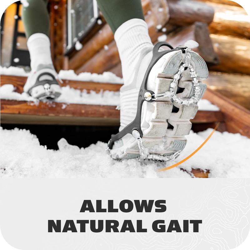 Yaktrax Diamond Grip All-Surface Traction Cleats for Walking on Ice
