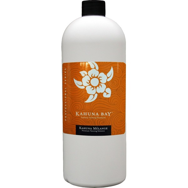 Kahuna Melange ORIGINAL Airbrush Spray Tan Solution by Kahuna Bay Tan, 32 oz