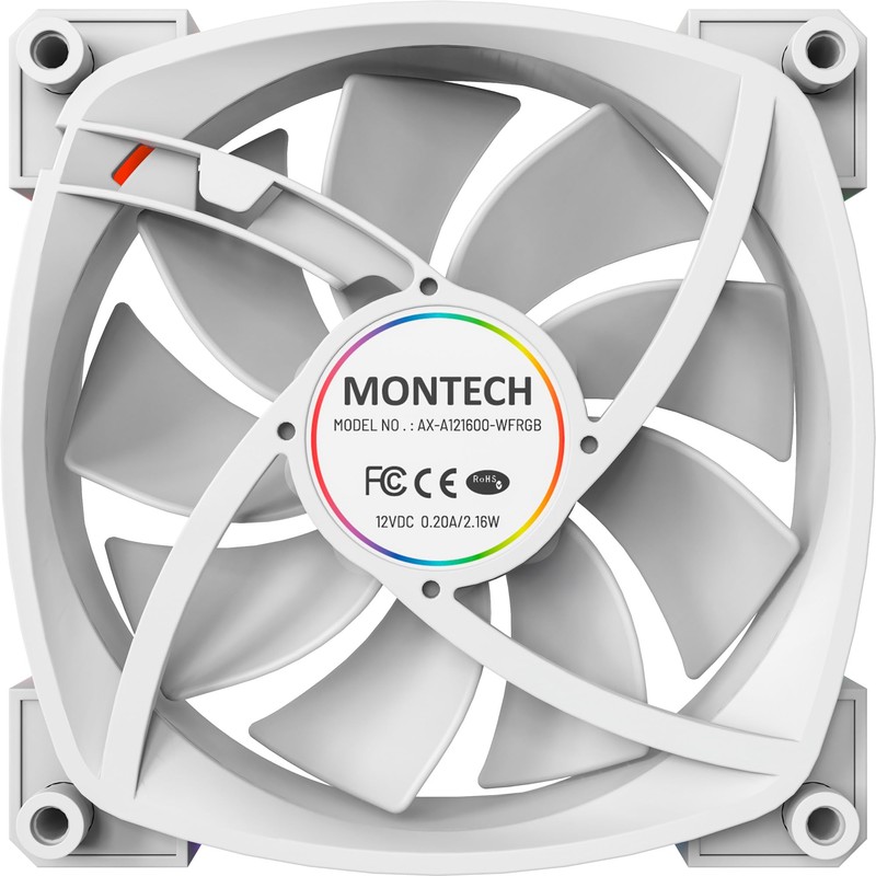 Montech AX 120 ARGB Fan – 1600PWM, High-End Durability, Silent