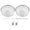 2pcs Stainless Steel Vent Bug Furnace Screen Cover for Camper