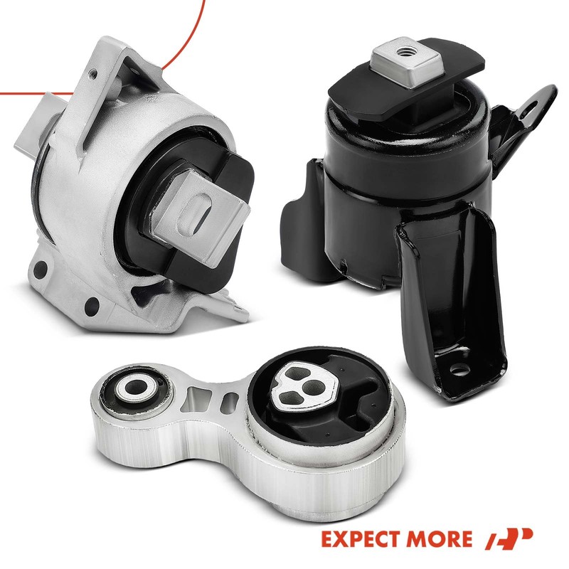 A-Premium Engine Motor and Mount Transmission Mount Kit Compatible with