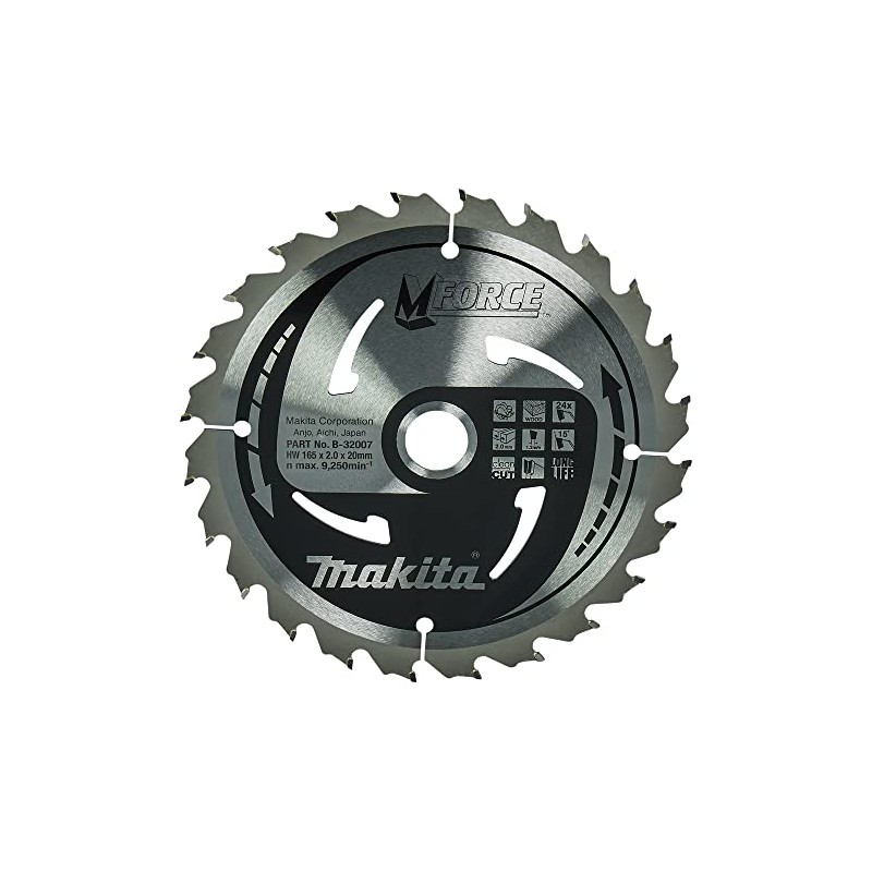 Makita Mak-Force B-32007 Circular Saw Blade 165 mm for Hand