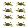 8Pcs Artificial Crab Bait 13cm 33.5g Simulation Crab Soft Lure