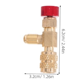 CHILDWEET Air Conditioning Safety Valve Charging Valve Tank Adapters