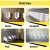 10 Pack of Hazzas Lemon Scented Urinal Mats - Ultimate