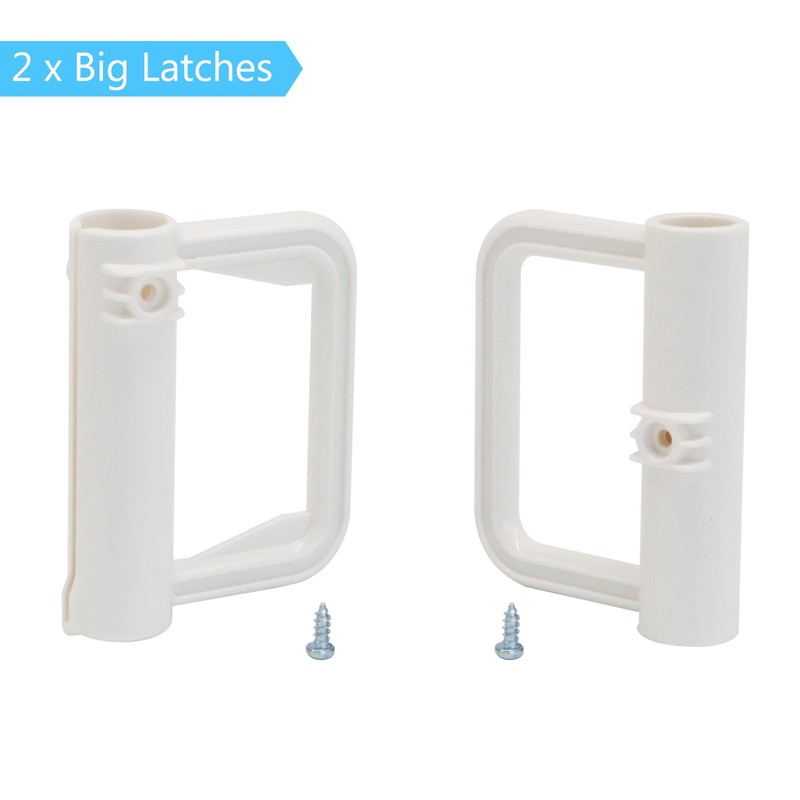 Stcockis Retractable Baby Gate Hardware, Pet Gate Replacement Parts Kit,
