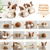 Ainiv 18 Pcs Needle Felting Wool, 9 Colors x 2