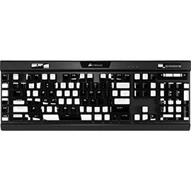 Skinit Decal Skin Compatible with K95 RGB Platinum Mechanical Gaming Keyboard - Skinit Originally Designed Black and White Zoomed Checkerboard Design