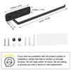 Zewa Kitchen Roll Holder No Drilling – Black Roll Holder,