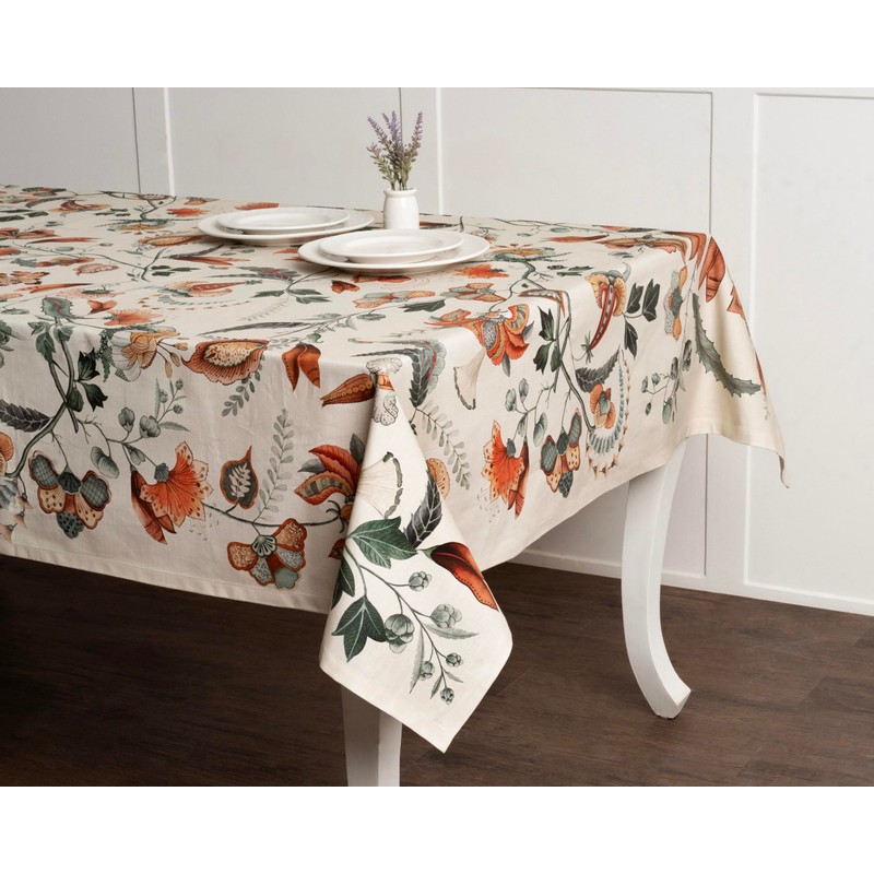 Maison d' Hermine Tablecloth 100% Cotton 140cm x 230cm Decorative