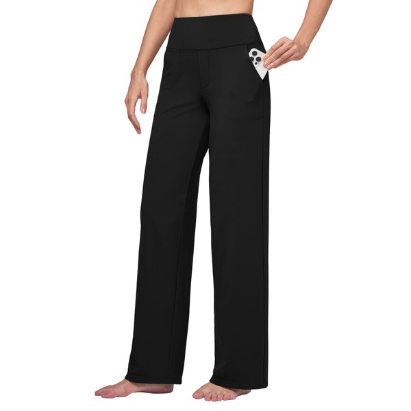 Willit Women's Yoga Pants Wide Leg Dress Work Pants Stretch