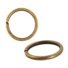 Mandala Crafts Assorted Open Antique Brass Jump Rings Jewelry Findings