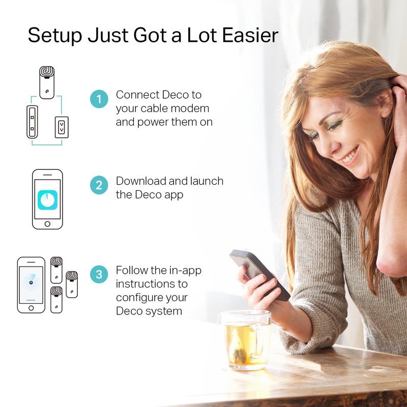 TP-Link Deco S4 Whole Home Mesh WiFi System - Up