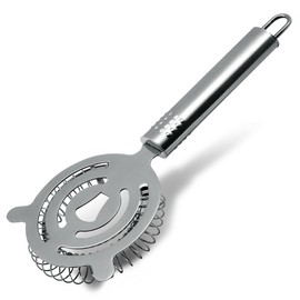 Fackelmann Colino per cocktail, materiale in acciaio inox, per filtrare con facilità frutta, spezie ed erbe in infusione nei drink, lavabile in lavastoviglie, dimensione 21,5x10 cm