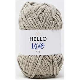 Hello Love Yarn, Misty Grey, 100g