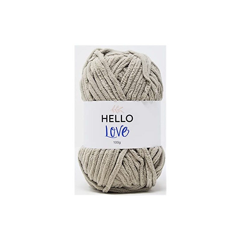 Hello Love Yarn, Misty Grey, 100g