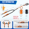 Lukovee Double Dog Leash, No Tangle 360° Swivel Heavy Duty