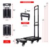 dbest products Trolley Dolly Platform Cart 6-Wheel Handtruck for Moving,