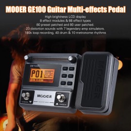 Pedal de efecto Mooer GE MooE100 Multi Efeitos GE100 negro