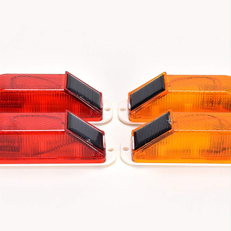 Tongdejing Solar Strobe Warning Light Sensitive Strobe Flashing Warning LED