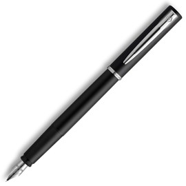 Waterman Allure Fountain Pen | Black Lacquer | Fine Nib | Blue Ink | Gift Box