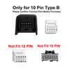 KWRNVO Dash Cam Power Adapter 10 PIN Type B for