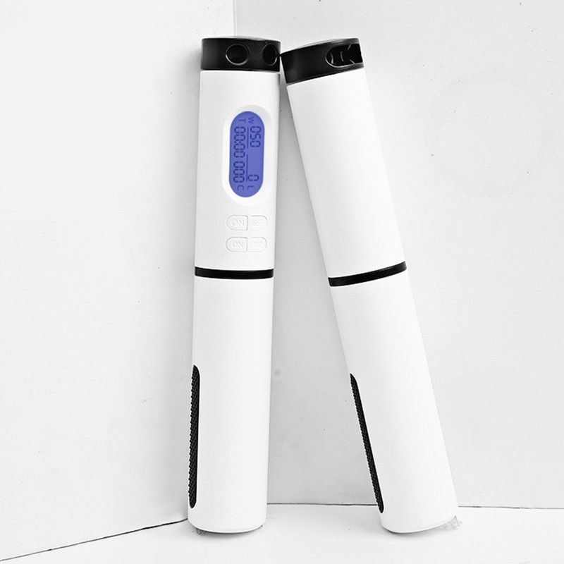 Counting Jumping Rope Black Weighted Handle Intelligent Counting Skipping Rope