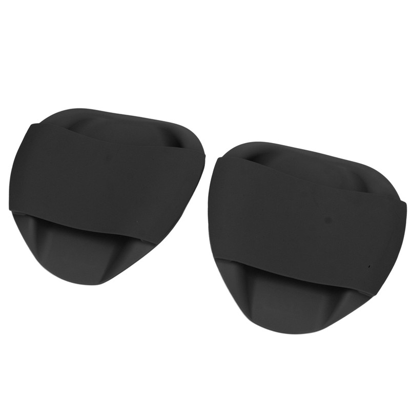 Swim Training Paddle Black PP Silicone Ergonomic Shape Swim Training