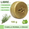 Shampoo Sólido de Romero y Bergamota, Control de Caída,100gr