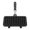 Stovetop Waffle Maker Pan Anti Stick Aluminum Even Heating Double