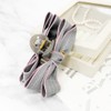 Burnaby Soft Gray Pink Ribbon Clamp Pin / 버나비 소프트