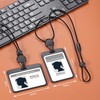 JEN SHOP ID Card Holder with Reel Included, Length Adjustable,