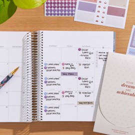 Erin Condren Classic Sticker Book in Canvas Asterisk - Decorate your Paper Crafts, Label, Color Code your Planner and Calendar