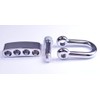Chrome Adjustable Paracord Metal Shackle - 50 Pack