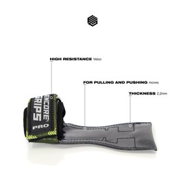 Encore Grips® Lifting Straps for Strength Training, Fitness, Bodybuilding, Weightlifting, Weight Sports, Lifting, with Wrist Hand Brace, Weights Training Gloves, Grips Gym Equipment (Green Camouflage,