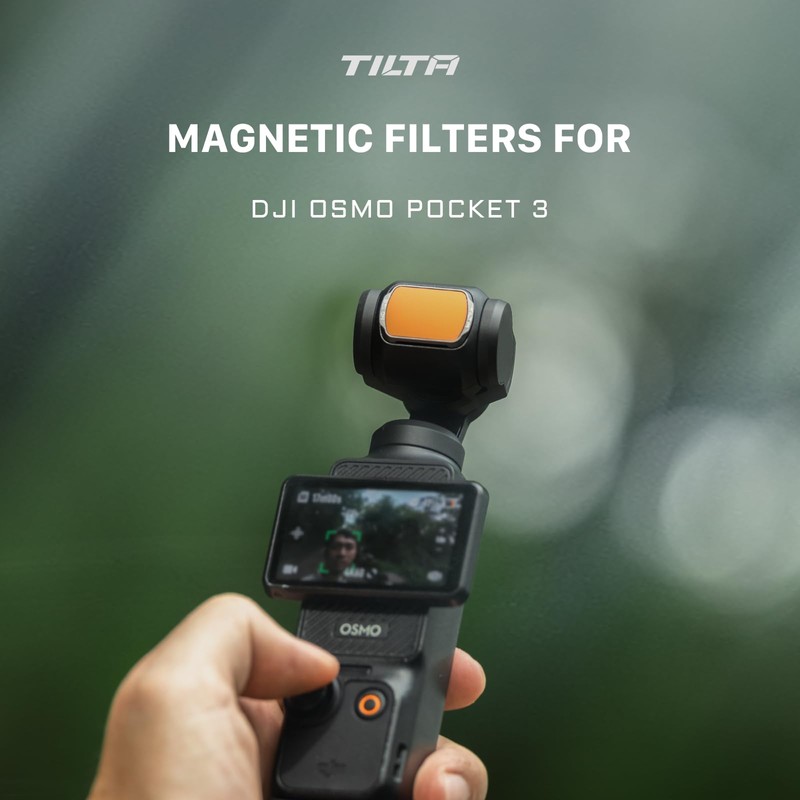 Tilta Pocket 3 Base Filter Kit, 3-pack Magnetic Polarizer/Black Mist