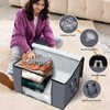 Fab totes 90L Clothes Storage, Foldable Thick Fabric Blanket Storage