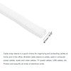 sourcing map Split Sleeve Wire Loom 9/32" 25Ft White Self
