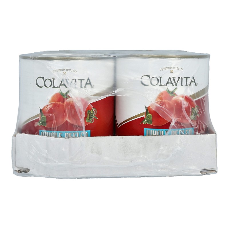 COLAVITA Whole Peeled Italian Tomatoes Cans, 28 Oz