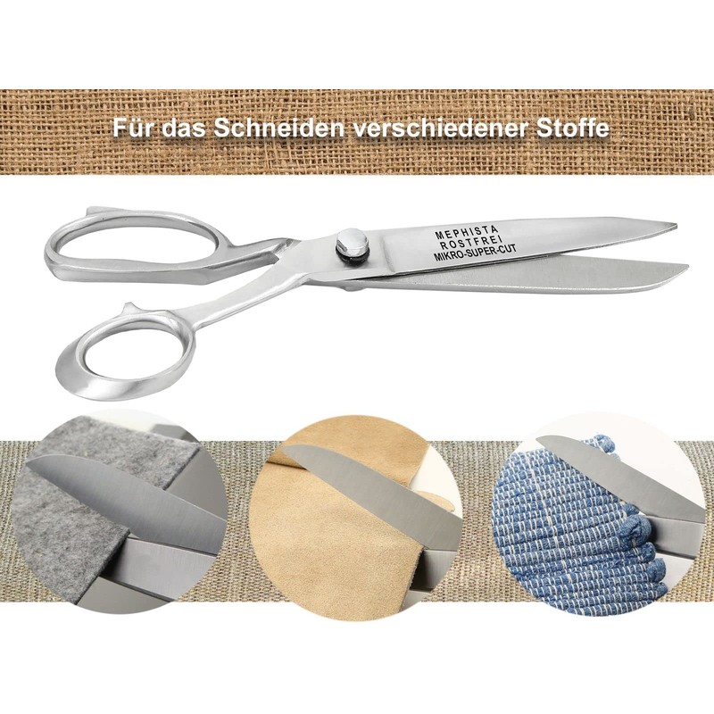 Professional Fabric Scissors Dressmaking Scissors Textile Scissors with Micro Teeth