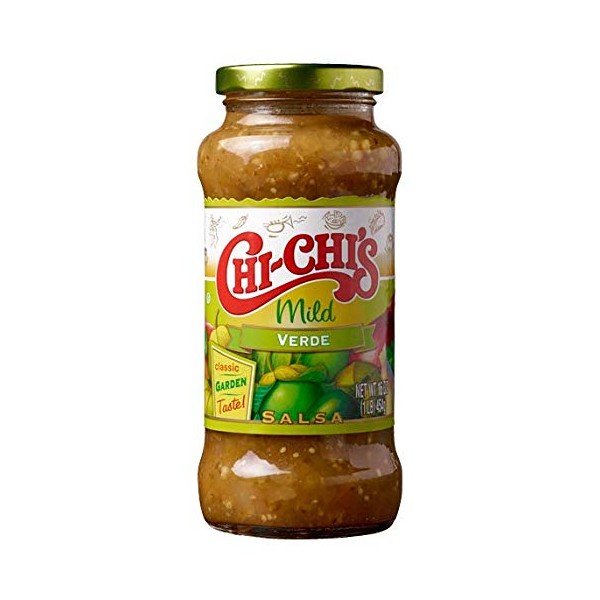 Chi Chi's Mild Verde Salsa - 2 Pack - 16 Ounce Glass Jars